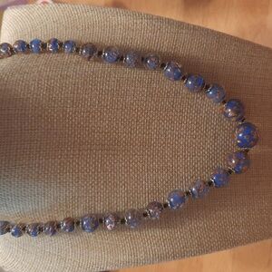 Murano art glass necklace